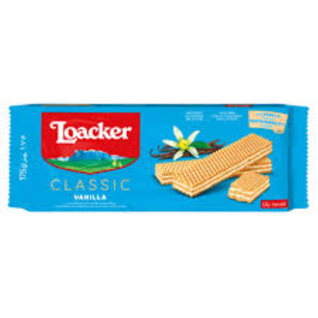 LOACKER CLASSIC WAFER VANILLA 175G
